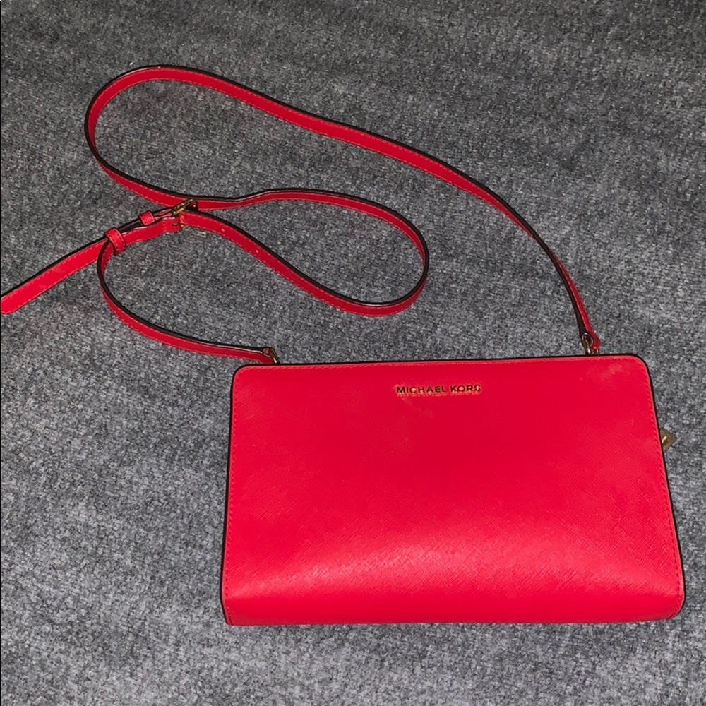 Michael Kors Red Envelope Crossbody